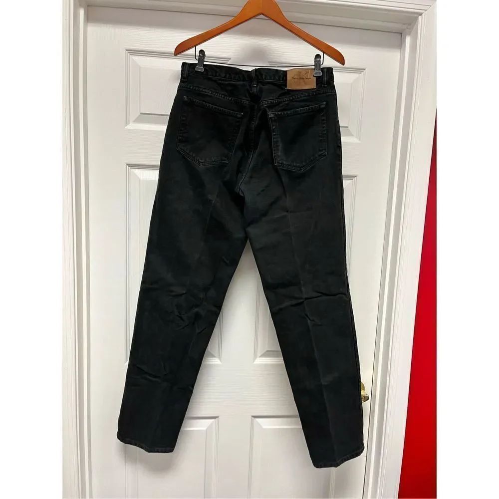 Calvin Klein Black 5 Pocket East Fit Jeans sz 34X34